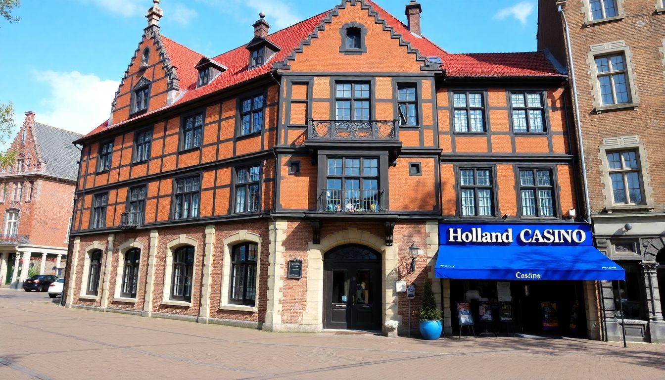 Een historisch gebouw in Breda, nu Holland Casino Breda.